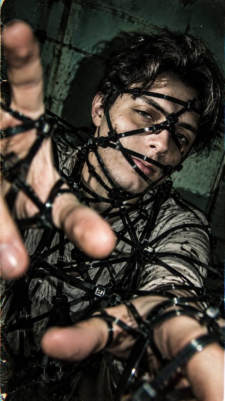 Generating Psychological Thriller Photos With Zip Ties
