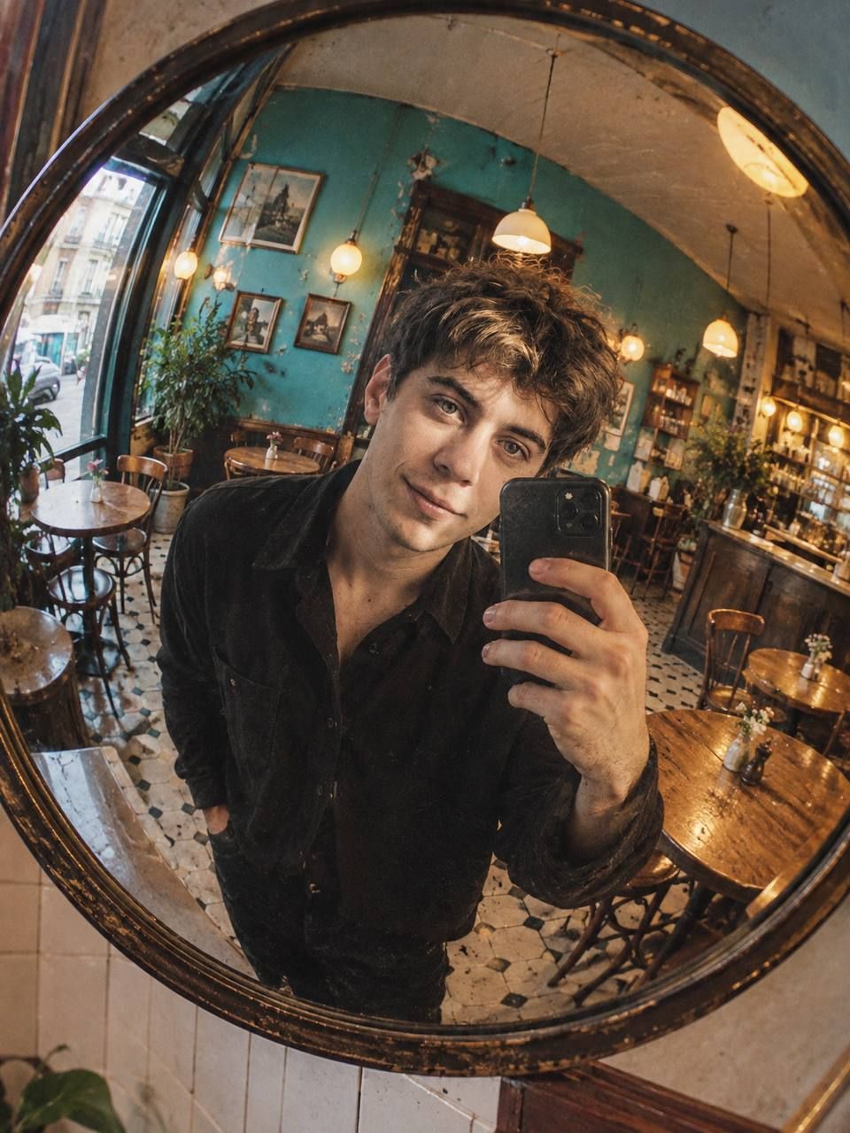 Vintage Cafe Selfie AI Prompt Guide — 2