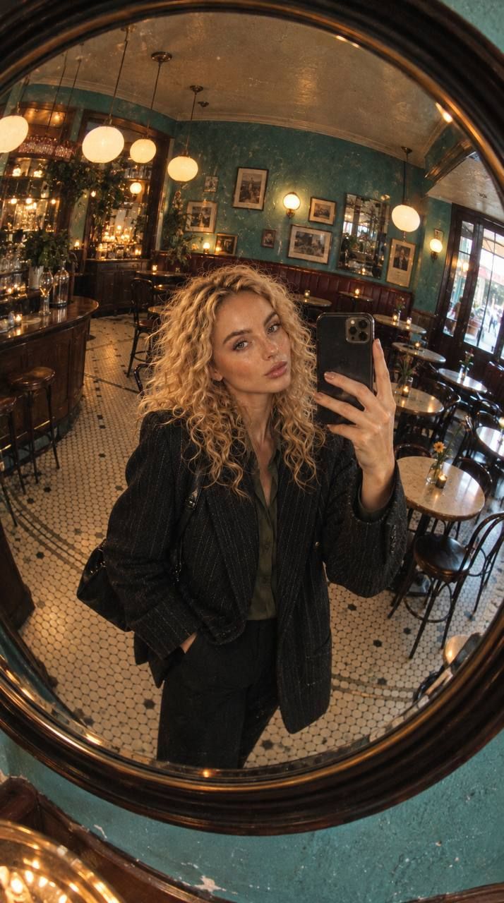 Vintage Cafe Selfie AI Prompt Guide — 3