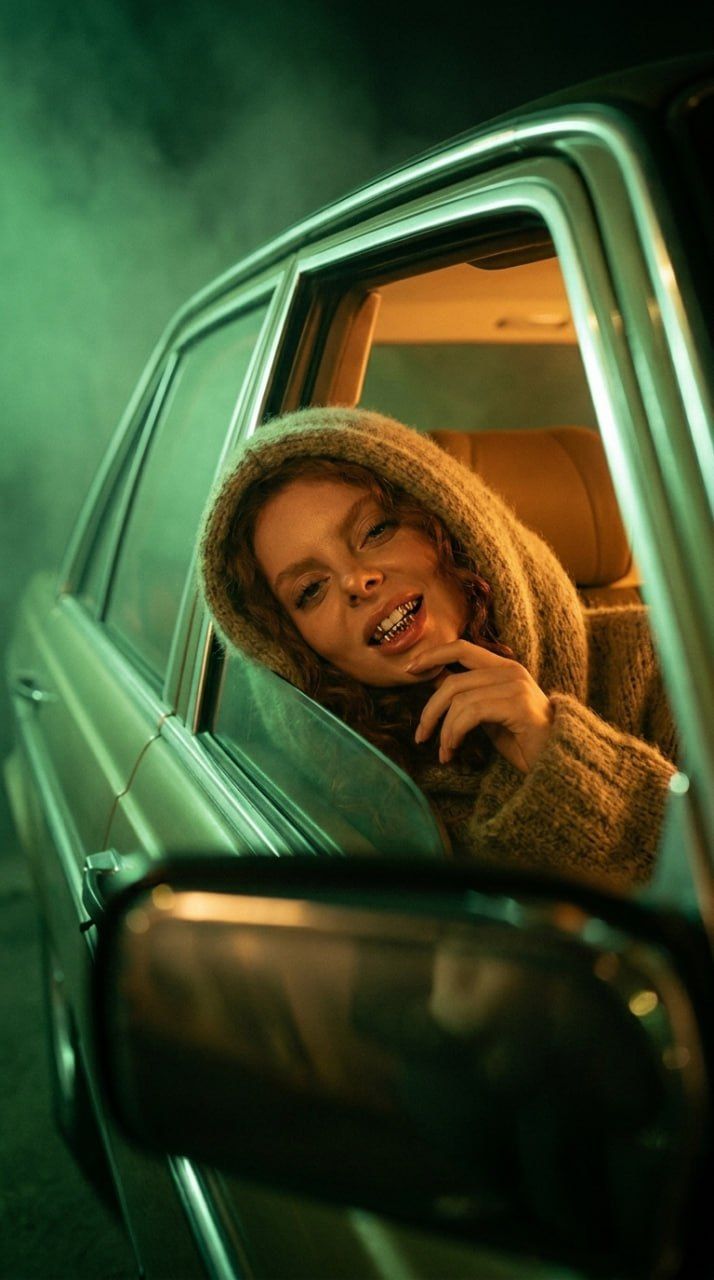 Cinematic Night Car Portrait AI Prompt Guide — 2