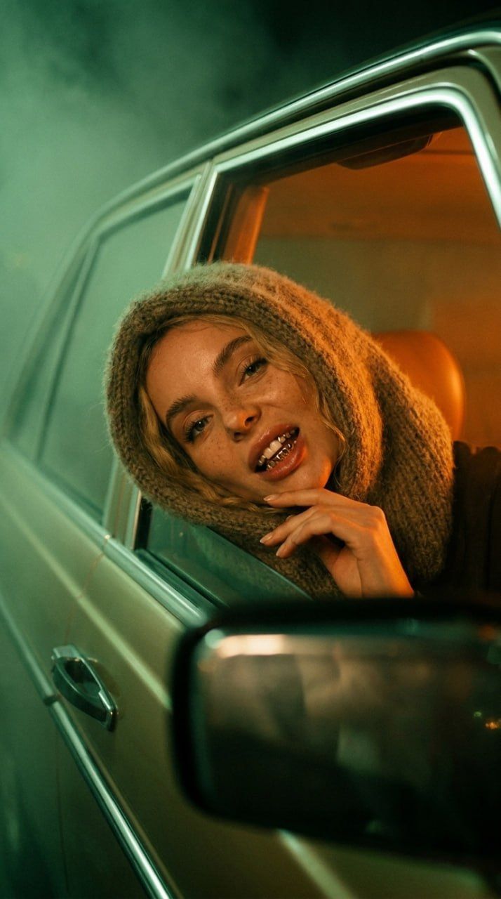 Cinematic Night Car Portrait AI Prompt Guide — 3
