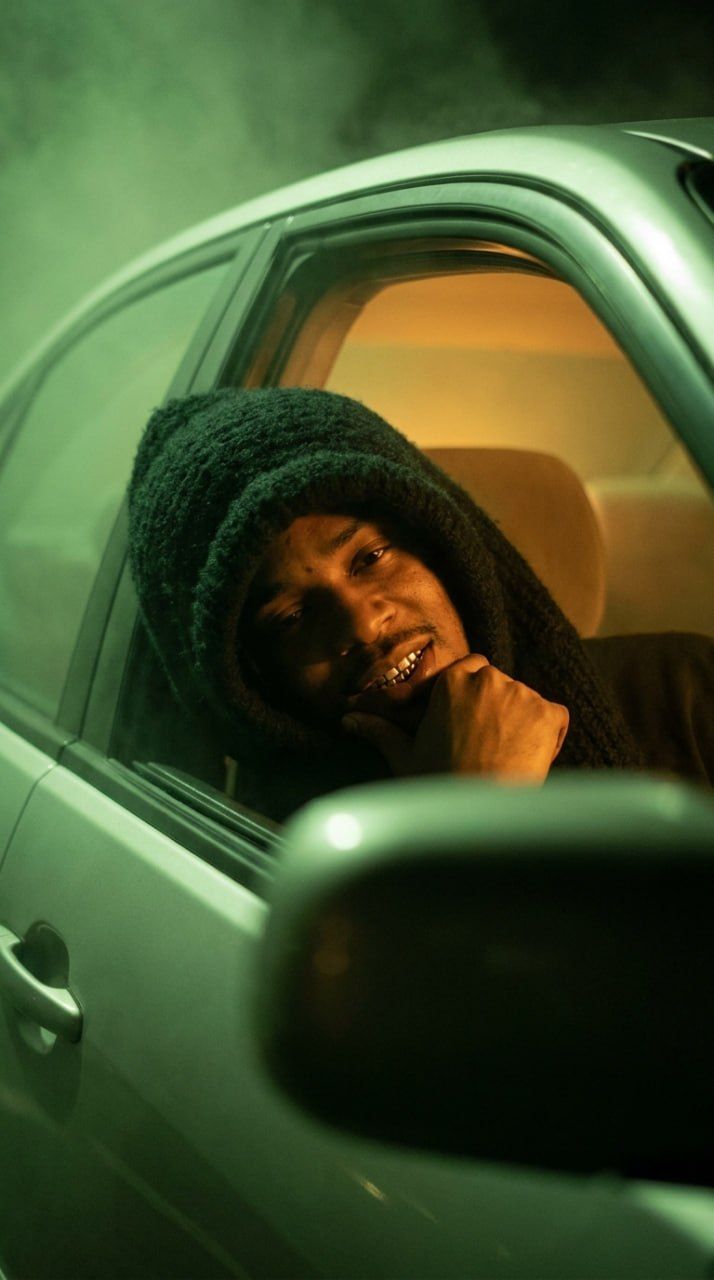 Cinematic Night Car Portrait AI Prompt Guide — 4