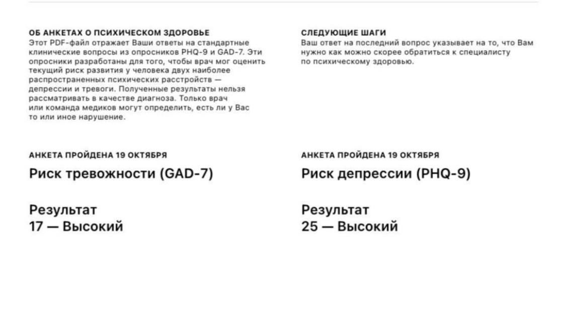 Тест на тревожность в iPhone: инструкция