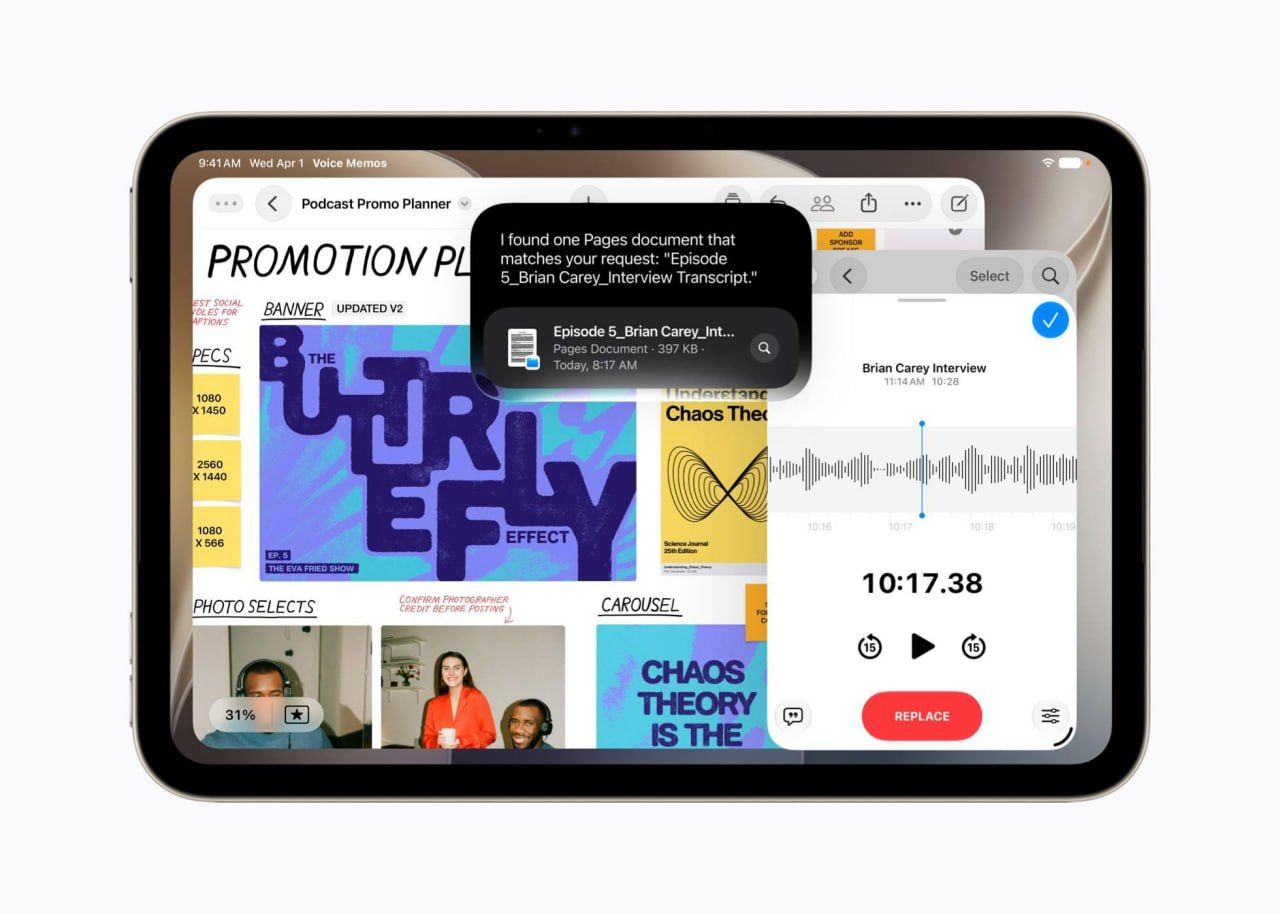 Apple Unveils New iPad mini with OLED Screen — 3
